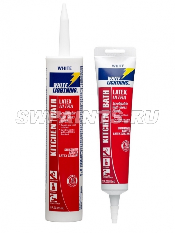 White Lightning Latex Ultra Kitchen and Bath